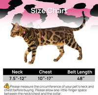 Adjustable Cat Harness and Leash Set Escape Proof – Essentials for Cats - Yellow & Pink, Adjustable - image 2