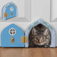 Fairy Door Interior Pet Door - Blue