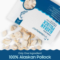 smallbatch Pets Freeze Dried Cat & Dog Treats, 2oz - Rainbow Trout, Organic High Protein Treats, Omega 3 Fatty Acids, Gluten Free, Grain Free, Made in The USA, Ethically Sourced, Single Protein