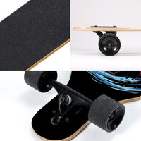 TLHB 41 inch drop through longboard skateboard with 9-ply maple deck and PU wheels - view 16