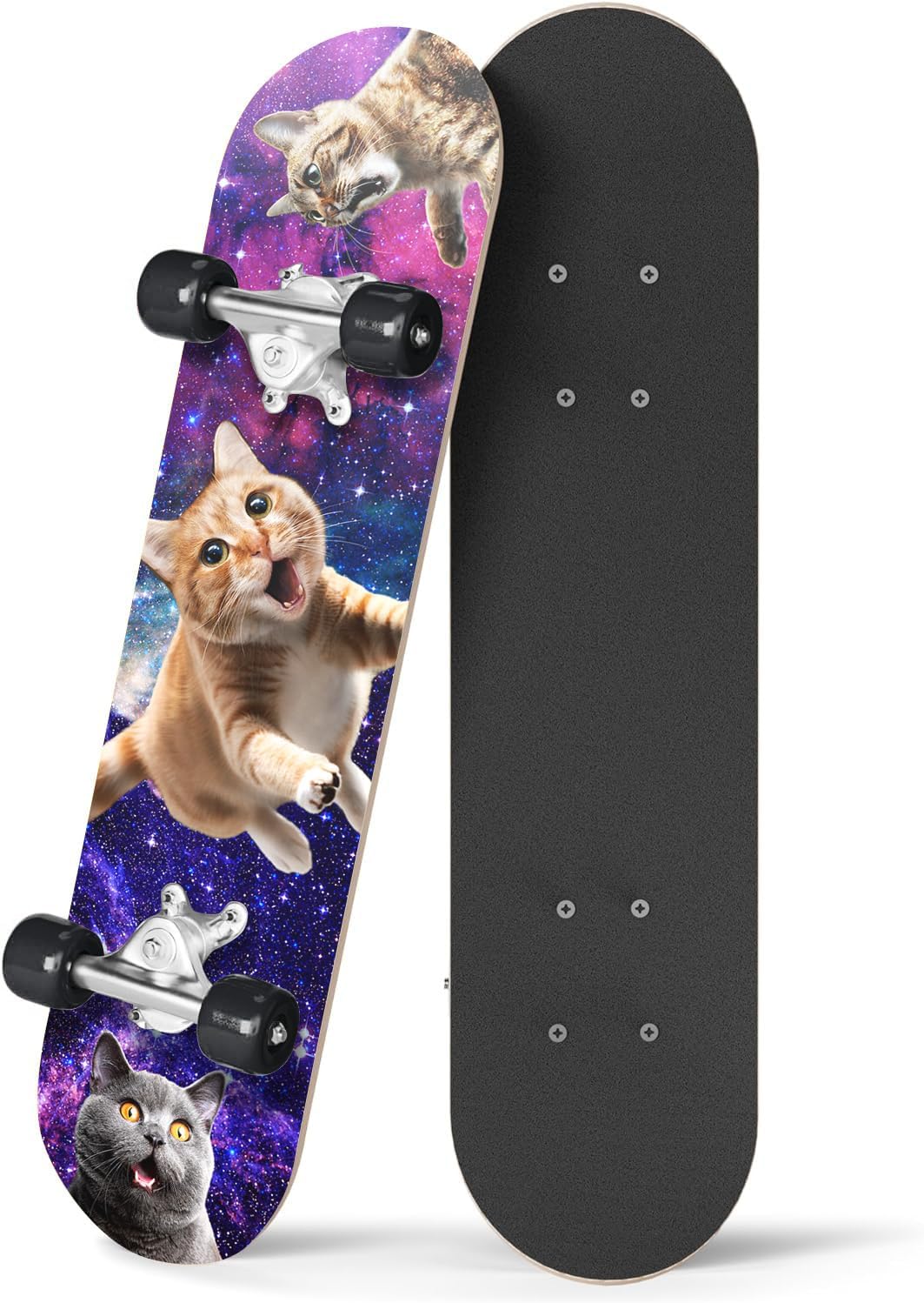 Rude Boyz 24 inch mini cruiser skateboard for kids with aluminium trucks - view 2