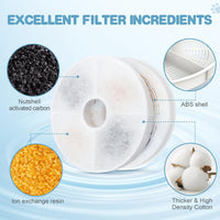 12 Pack Cat Water Fountain Filter Replacement Compatible with Catit - 8 pack - image 4