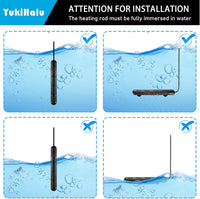 YukiHalu Aquarium Heater 50/100/200/300/500W with Protective Case - 300W - image 4