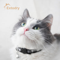 6 Pack Classic Plaid Cat Collars with Bells - 7''-12'' - image 2