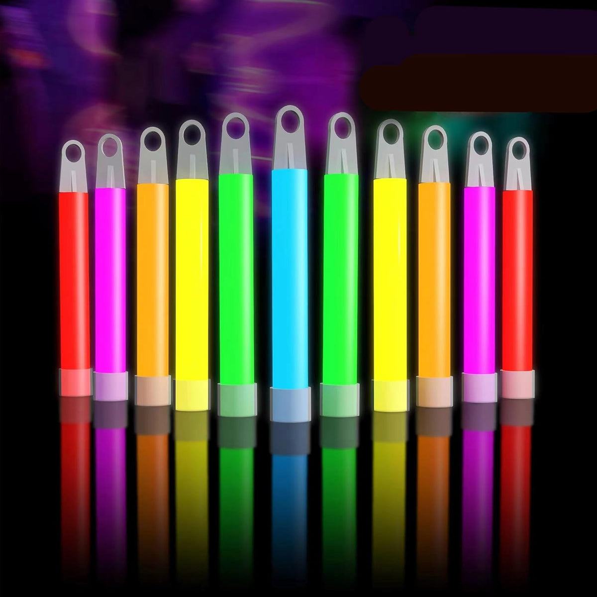 Glow Fever Glow Sticks 100pk Premium Glow In The Dark Light Up - Multicolor