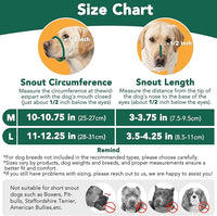 Mayerzon Dog Muzzle for Medium Large Dogs, Humane Basket Muzzle, Soft & Lightweight & Adjustable | Anti Biting Chewing Eating, Suits Training Walks Grooming Vet Visits, Drink & Pant Easily (Black, M)