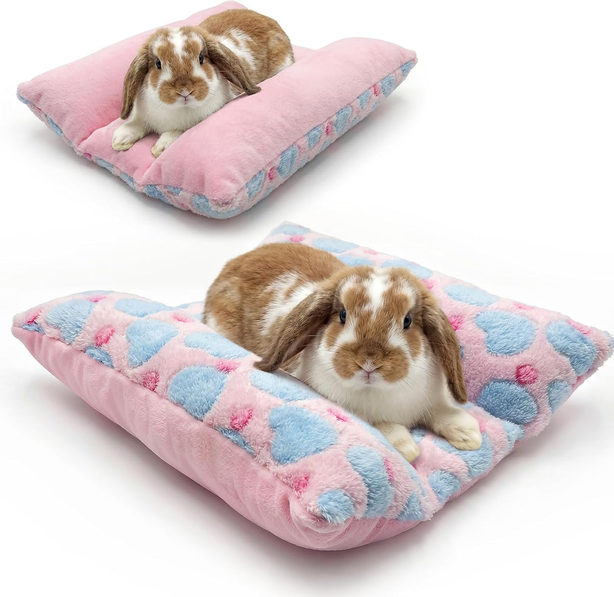 16.5 X 18in Washable Soft Rabbit Bed - Pink - Star