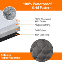 Dog Car Seat Cover for Back Seat - gray - image 3