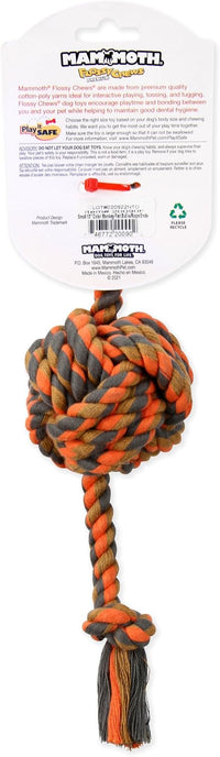 Mammoth Pet Products Flossy Chews Color Monkey Fist Ball with Rope - Small (13 in) / 1 - image 3