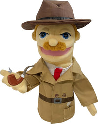 16" Puppets Entriloquist Puppet - H-detective - image 4