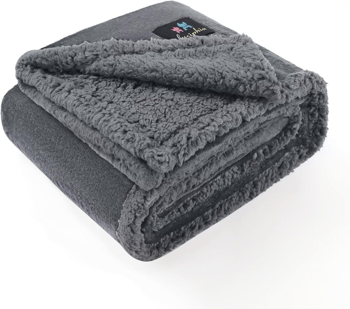 Luciphia Waterproof Pet Blanket - S (40" x28") / Light Grey