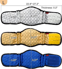 Mkono Belly Bands for Male Dogs - Blue,White,Yellow / Large - image 2