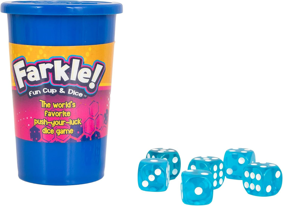 Farkle Deluxe Dice Games Set Includes 36 Colorful Dice - Fun Cup - image 2