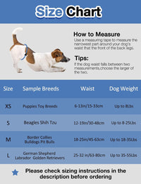 Dono Disposable Male Dog Diapers, Puppy Diapers Wraps - S(12-19in) / 24.0 - image 4