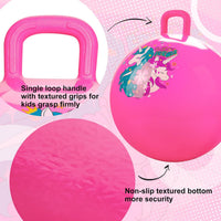 ZOOJOY Hopper Ball, Hopping Toys for Kids - Age:3-8(18''/45cm) / Pink Unicorn - image 4