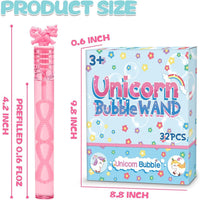Unicorn Mini Bubble Wand with Gift Box - bubble set - image 2