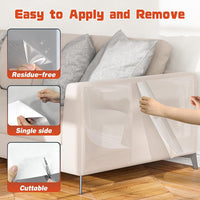 Secopad 18 PCS Cat Scratch Furniture Protector, Couch Protector - 17IN - image 3