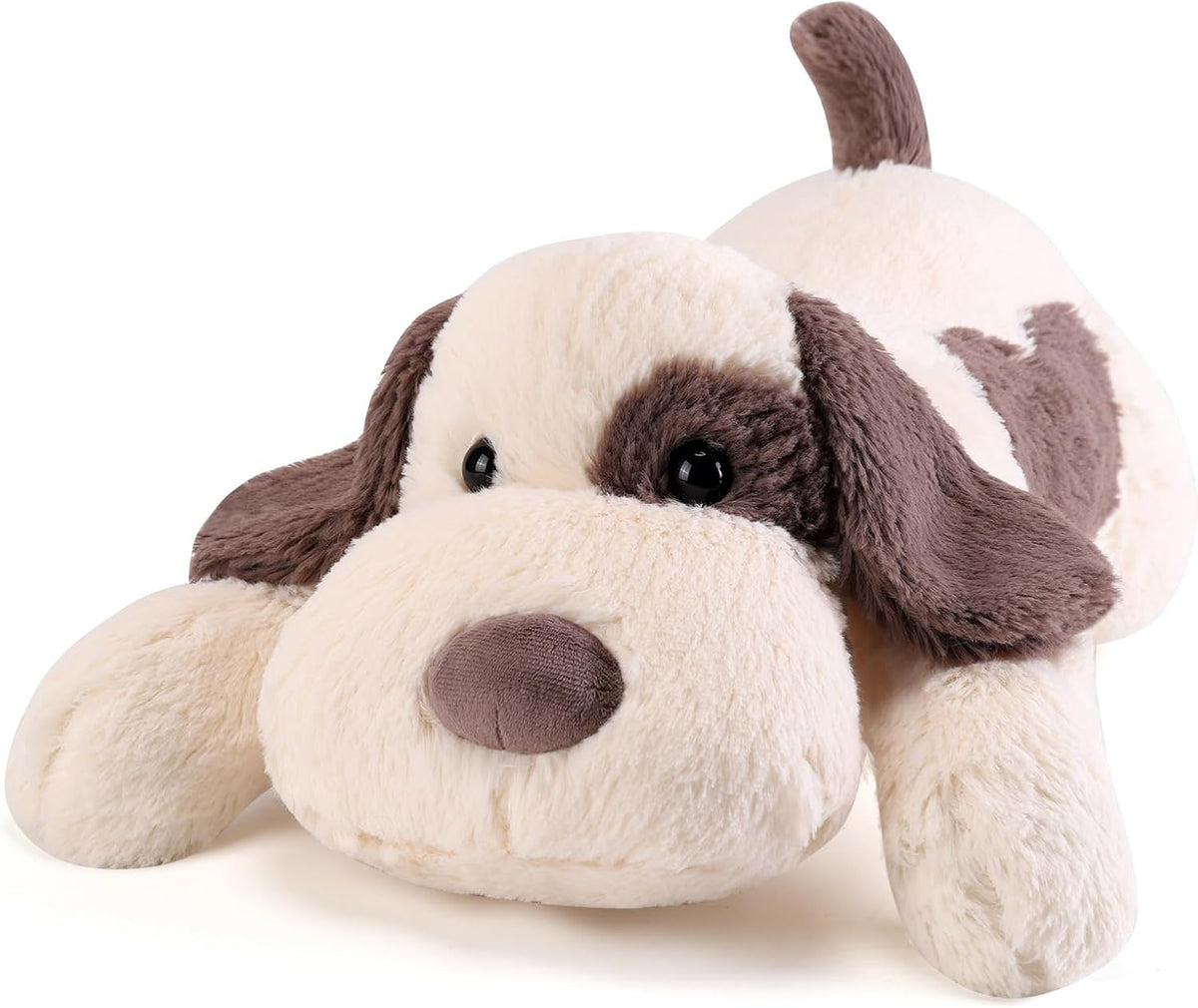 meowtastic Dog Weighted Stuffed Animals, Plush Pillow for Kids – Fun for Kids & Family - Grey & White Dog / Large / Dog