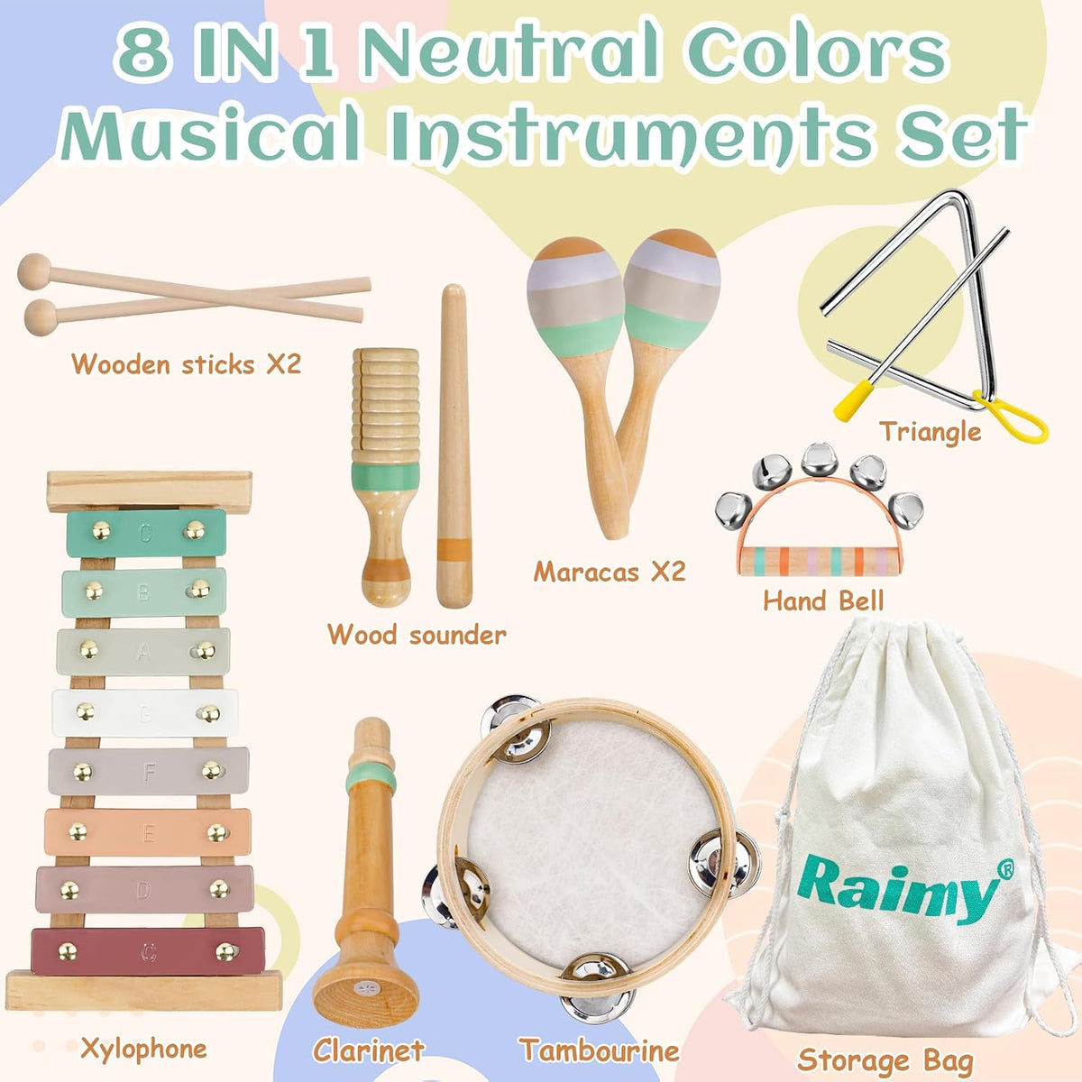 Raimy Kids Musical Instruments Set - image 3