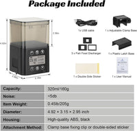 fishkeeper USB Automatic Fish Feeder for Aquarium - 320ML - image 4