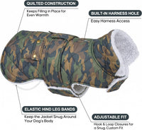 KYEESE Waterproof & Windproof Dog Coat for Small Dogs Puffer Jacket – Essentials for Dogs - XXX-Large / Camouflage - image 4