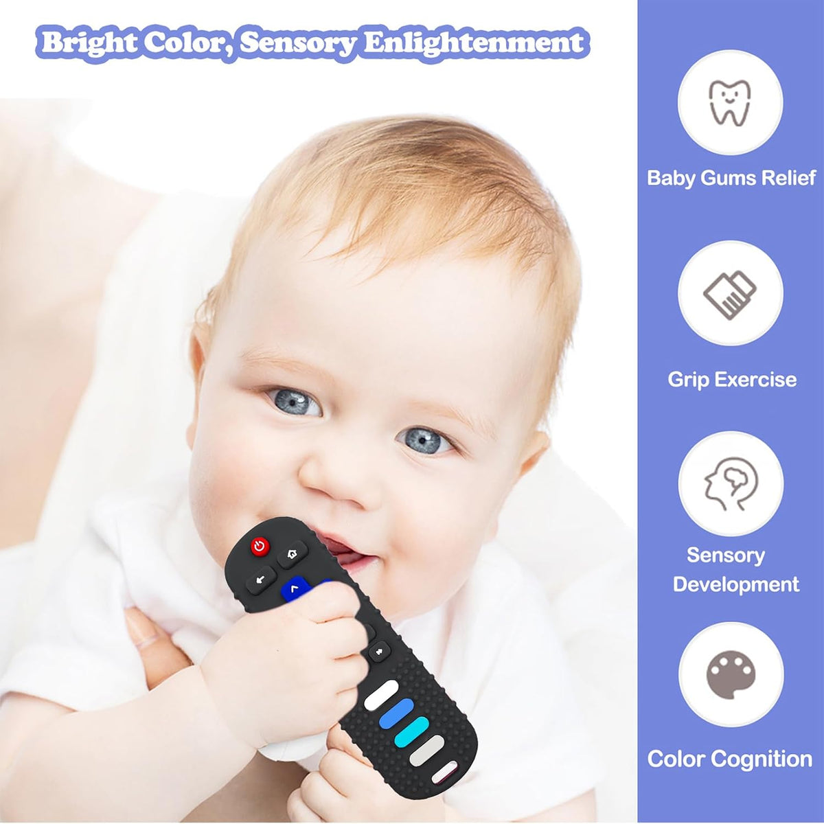 ROBBEAR Baby Teething Toys - New-Black RC 10 / 1 pack - image 3