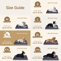 Waterproof Dog Crate Bed Pad - Dark Grey / 41"W x 27"L x 3.5"H - image 2