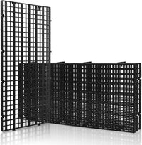 LINLAN 4 Pieces 11.8x11.8in Aquarium Grid Plastic - S 4pcs
