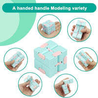 InfinityCube Fidget Toys for Kids and Adults - 4 Pack Macarons / 4 - image 2