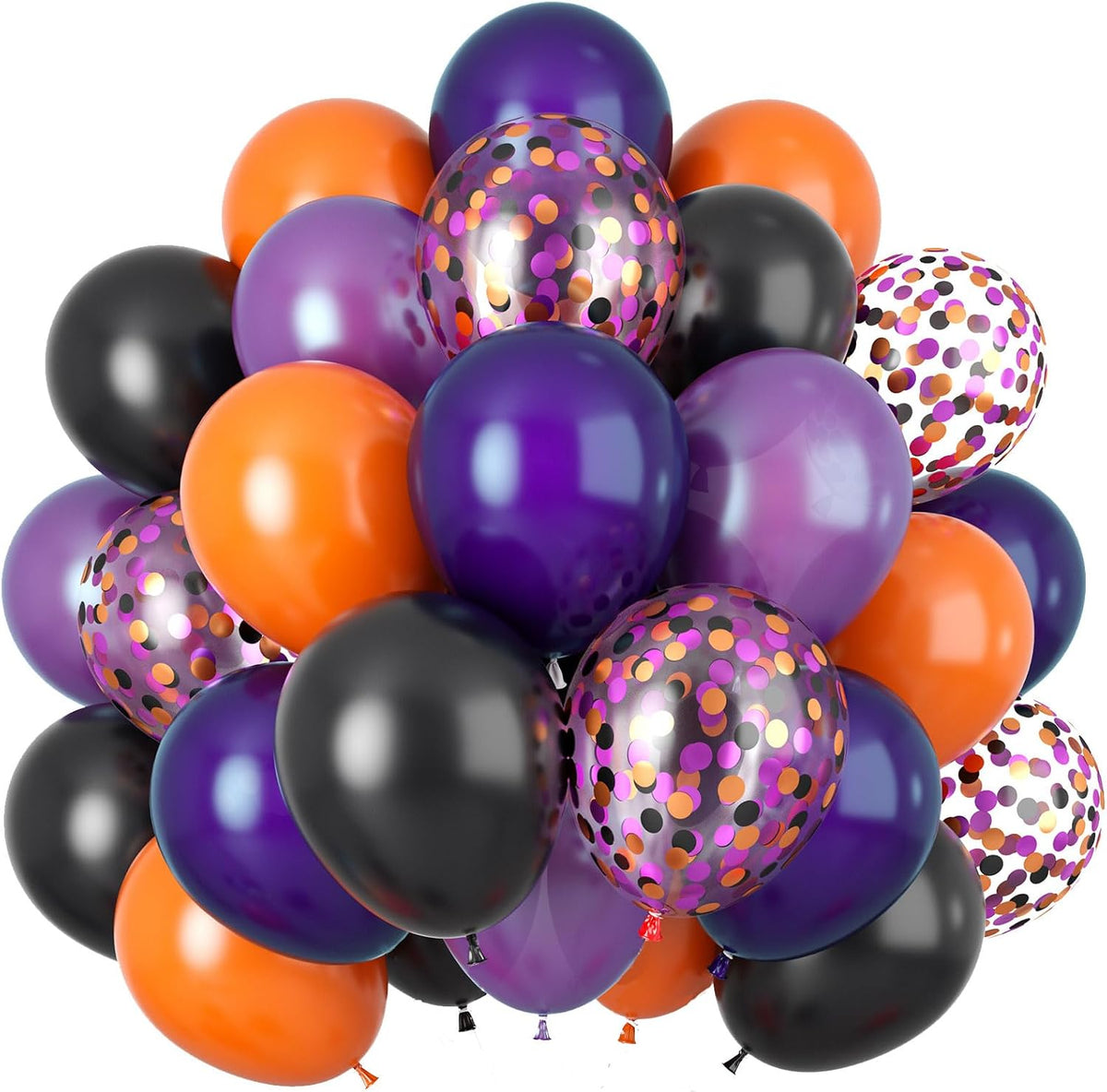 Sage Green Brown Balloons - Purple Black Orange