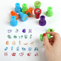 Kesoto 26Pcs Zoo Animal Stamps for Kids - Multicolor - image 2