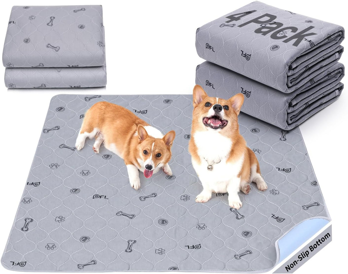 Washable Pee Pads for Dogs - 34X36" (Pack of 4)