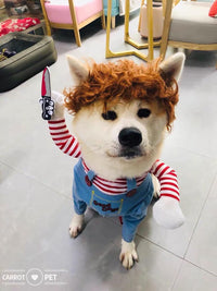 Pet Deadly Doll Dog Costume - Medium - image 4