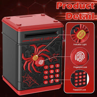 Spider Fingerprint Piggy Bank - Black - image 3