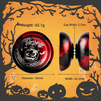 LESHARE X2 Dual-Mode Yoyo for Advanced Players & Teens Beginners – Fun for Kids & Family - Red Black - image 2