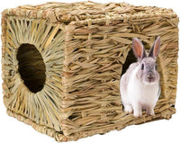 Extra large hand woven seagrass rabbit grass house for small animals