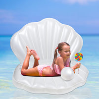 Zcaukya Inflatable Seashell Pool Float, Giant Clam – Fun for Kids & Family - image 3
