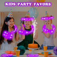 Kannove purple light up glow stick pop tubes, 12 pack - view 13