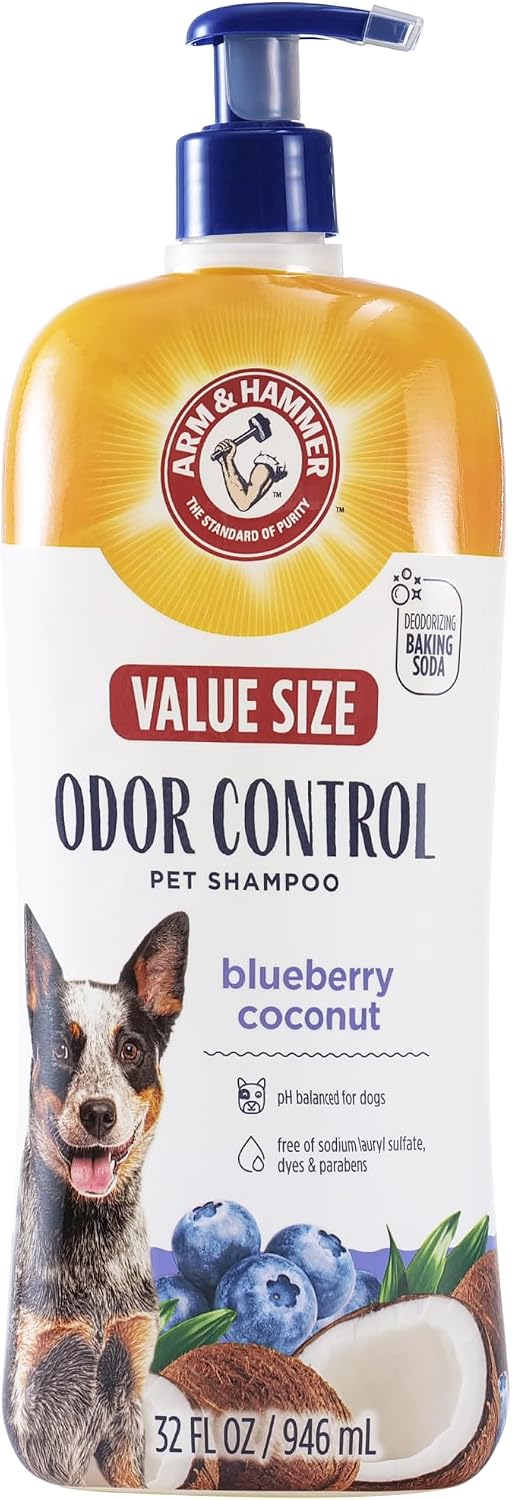 Arm & Hammer Deodorizing Dog Shampoo - Blueberry Coconut / 32 Fl Oz (Pack of 1)