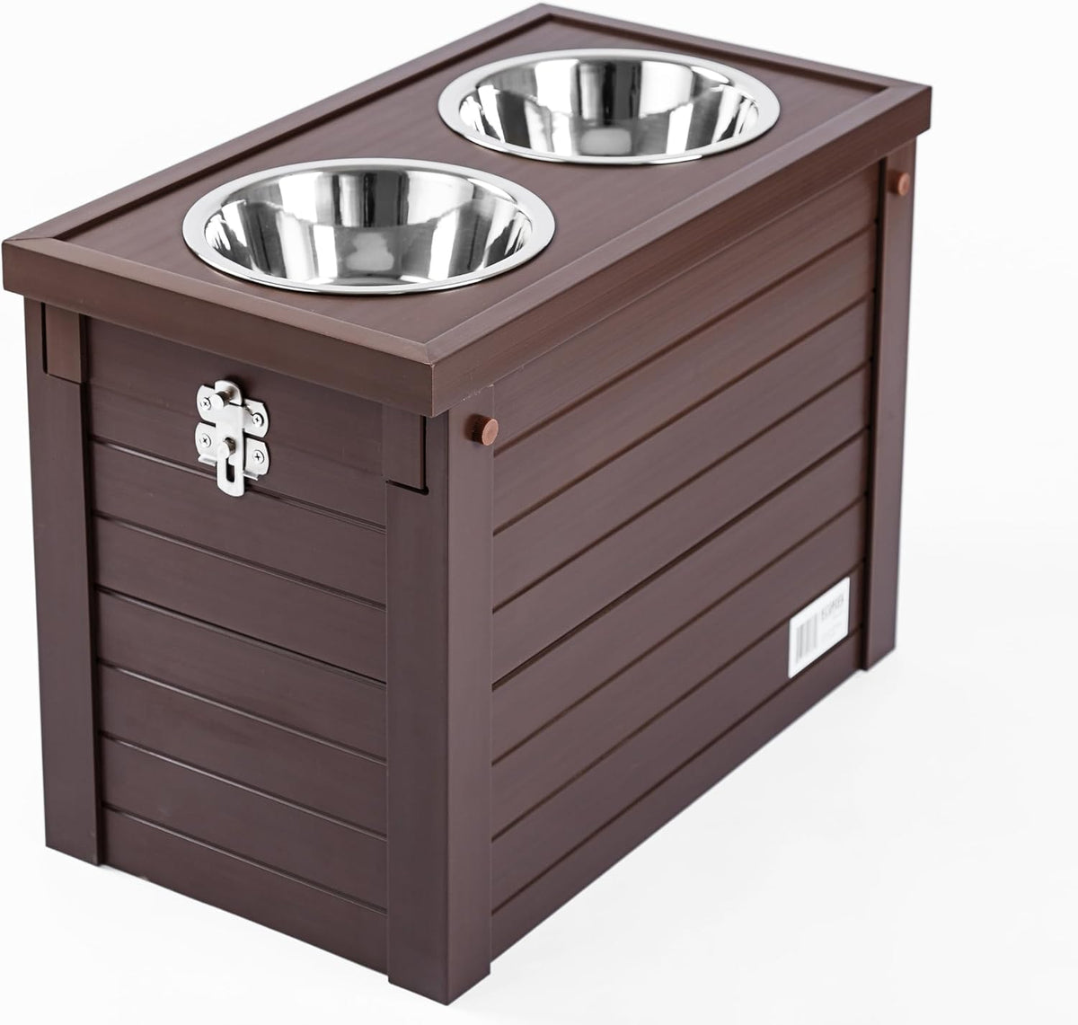 New Age Pet Piedmont Elevated Dog Feeder - Brown