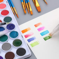 AROIC Watercolor Paint Set - 36 Watercolors + 16 Brushes - image 4