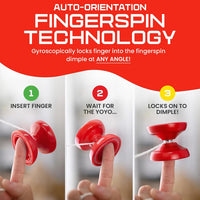 Cheatcode Yoyo by Brandon Vu, Master Fingerspin Tricks - Edge Glow - image 4