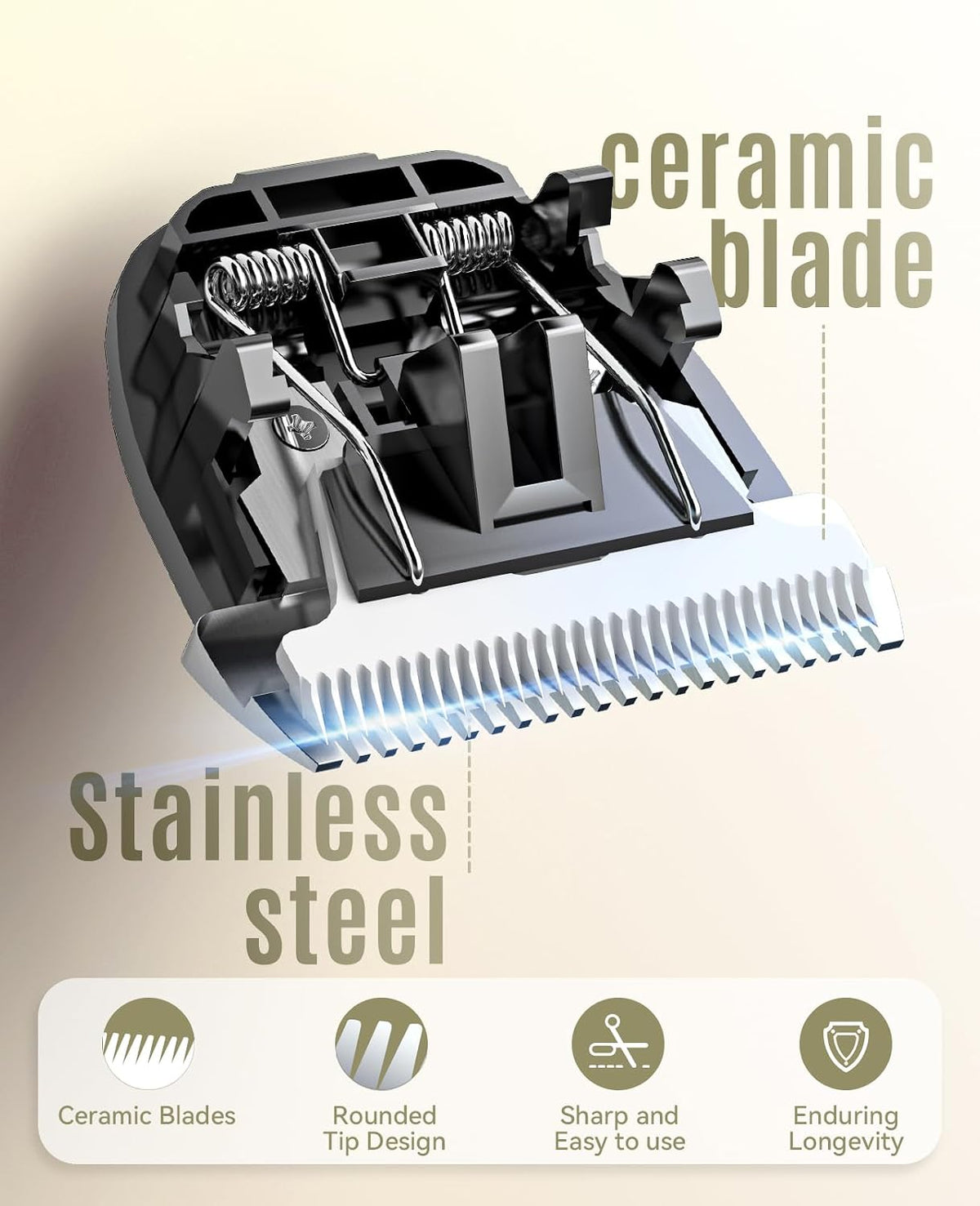 oneisall Low Noise Dog and Cat Clippers Replacement Blade – Essentials for Cats - image 4