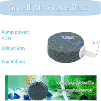 AQUANEAT Air Stone Disc, Aerator Bubble Diffuser - 1.5 inch - image 2
