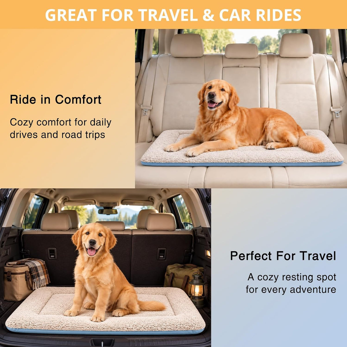 Cooling Mat for Dogs, 28"x 19" Thick & Durable Dog Cooling Mat - Light Gray / L - image 4