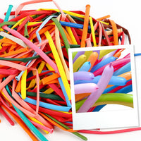 260 Balloons - Clear Long Balloons for Tying Balloon Arch & Balloon Ties – Fun for Kids & Family - Multi - image 2