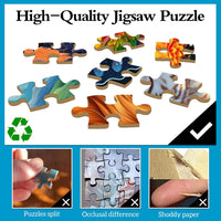 Funny Dog Pizza Jigsaw Puzzles, Food Kitchen - Fantasy Forest - image 4