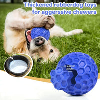 DISSKNIC Indestructible Squeaky Dog Ball, Relieves Anxiety - Small / Blue - image 3
