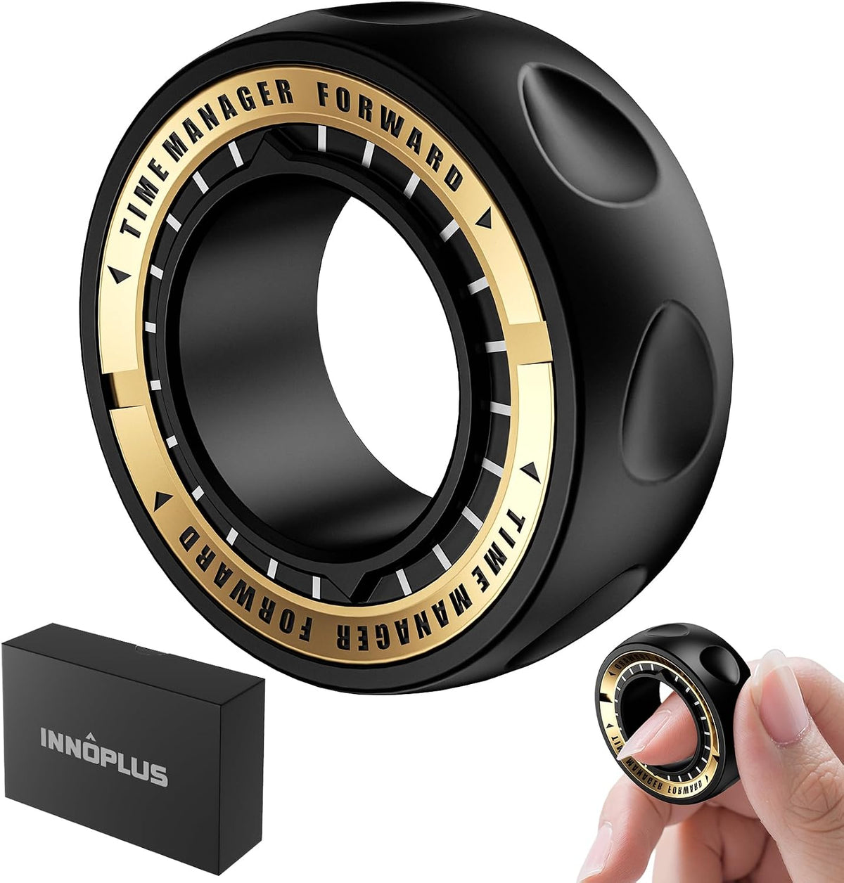 INNÔPlus Fidget Spinner for Adults - Black