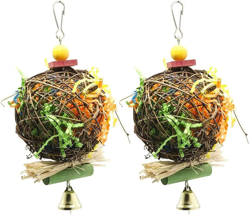 2 Pack Bird Cage Hanging Chewing Toy